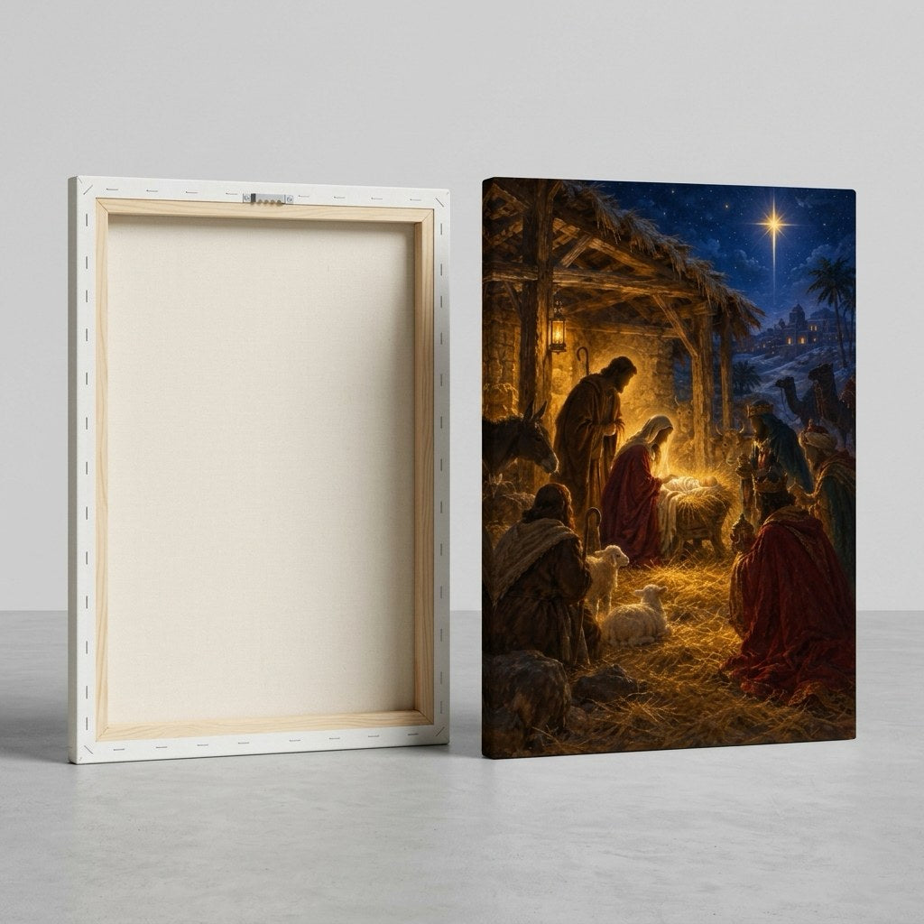 Nativity Manger Christmas Wall Art