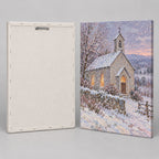 Country Chapel in the Snow Wall Art
