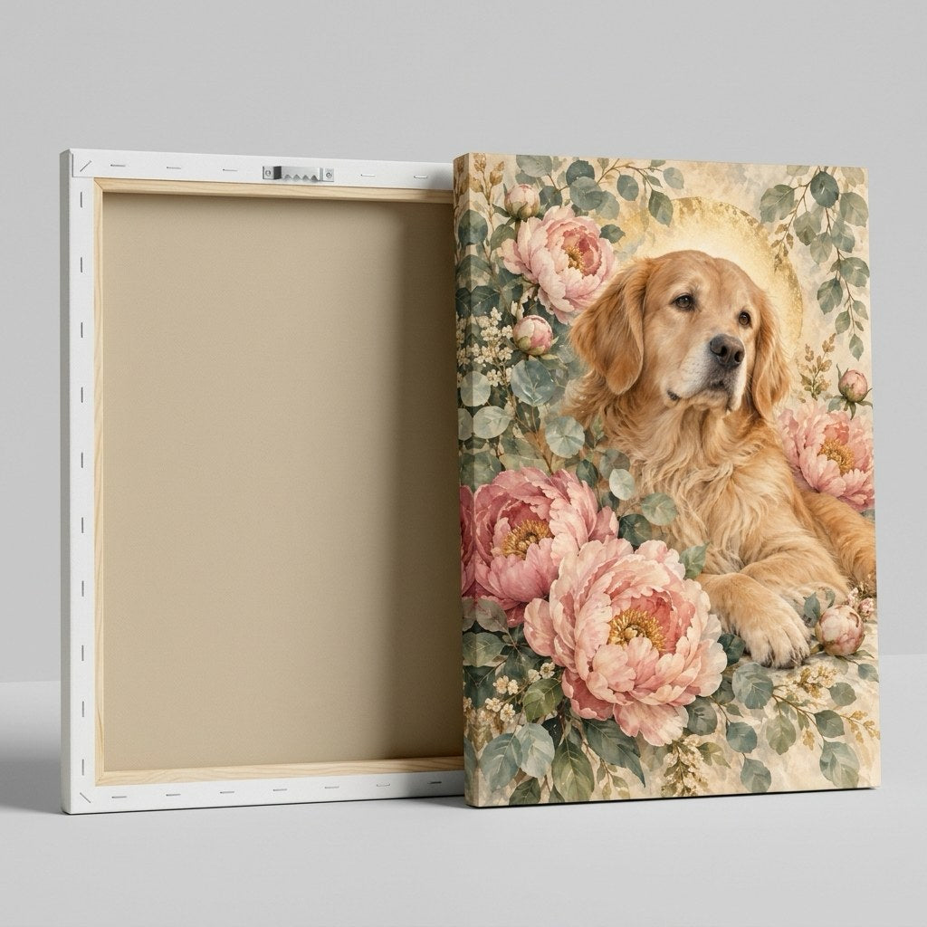 Guardian's Garden Christian Dog Wall Art
