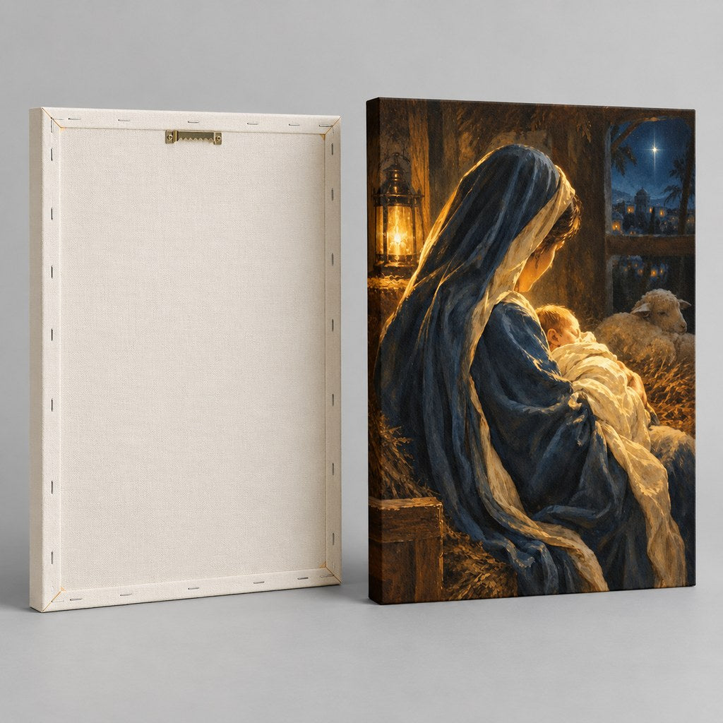 Madonna and Child Christmas Wall Art