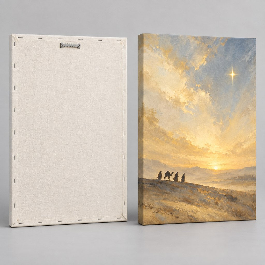 Three Wise Men and the Star Christmas Wall Art