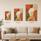 Terracotta Arches Boho Abstract Wall Art