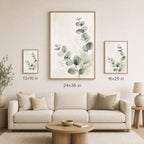 Minimalist Eucalyptus Wall Art