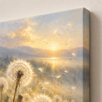 Dandelion Light Wall Art