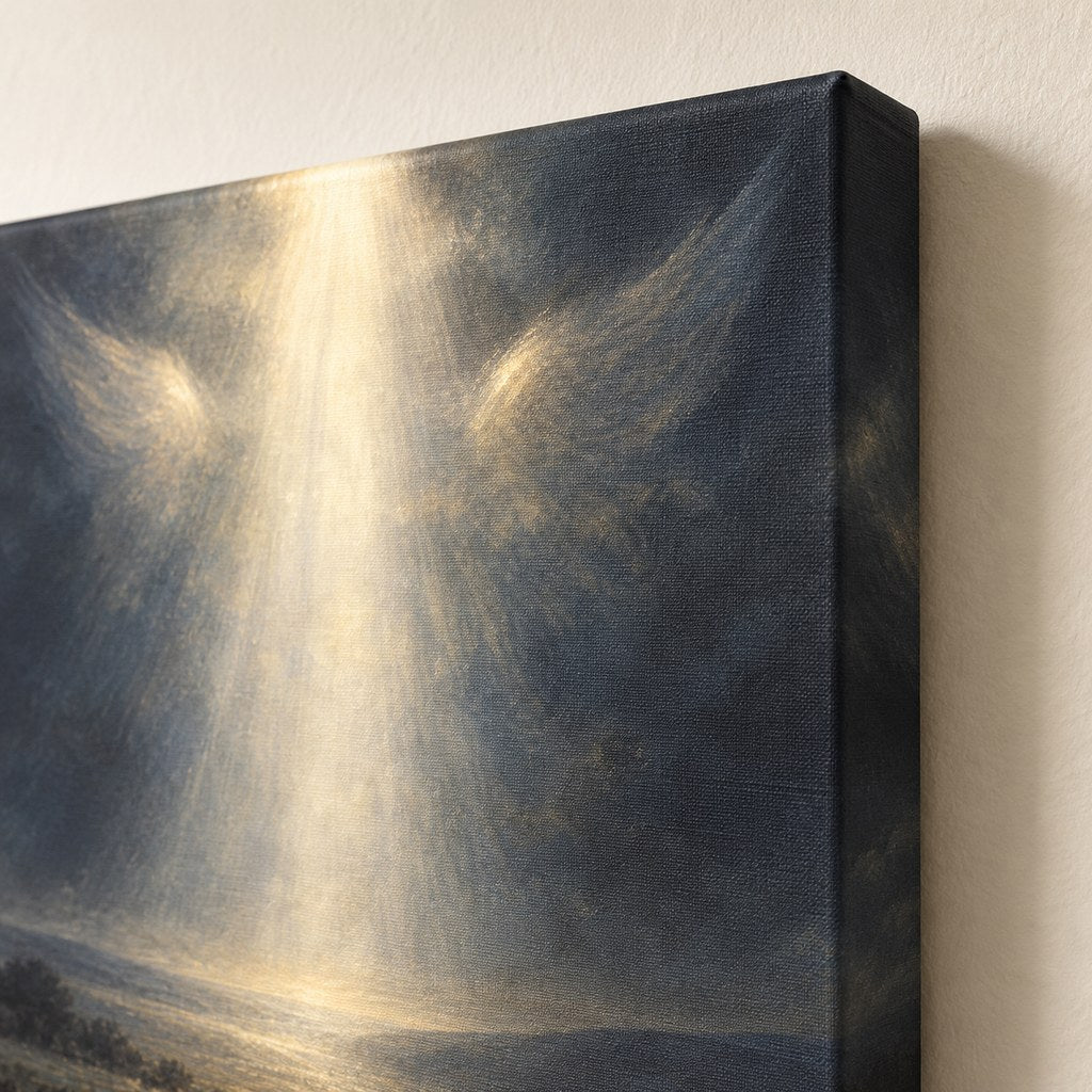 Light Over the Field Christmas Wall Art