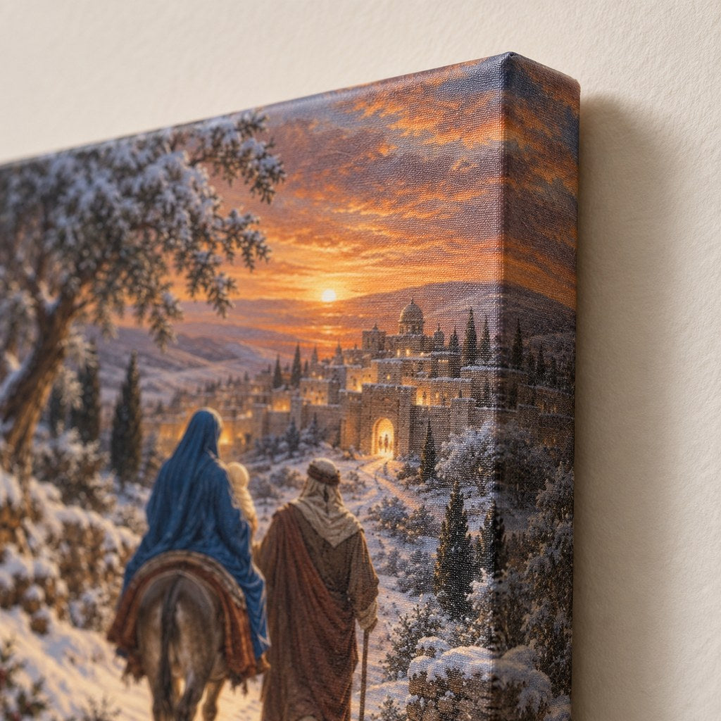 Holy Family Journey Christmas Wall Art