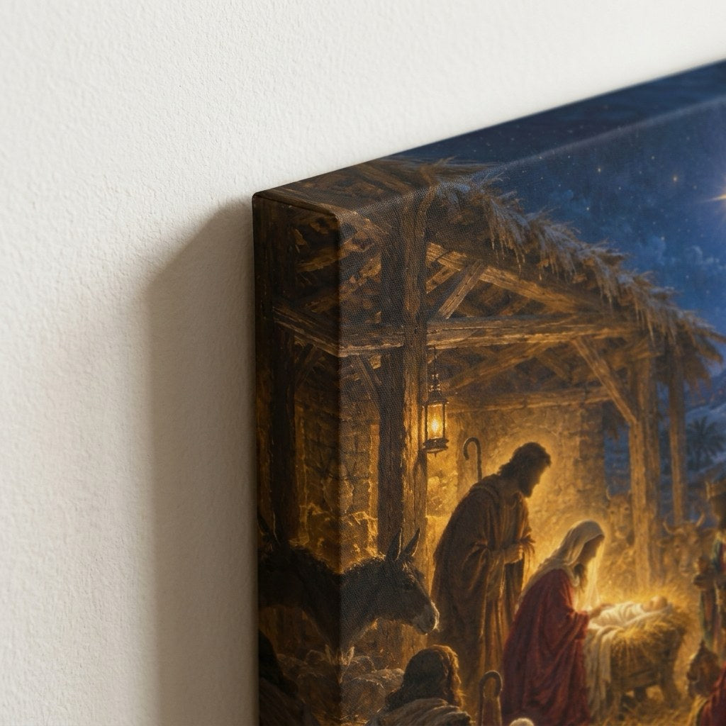 Nativity Manger Christmas Wall Art