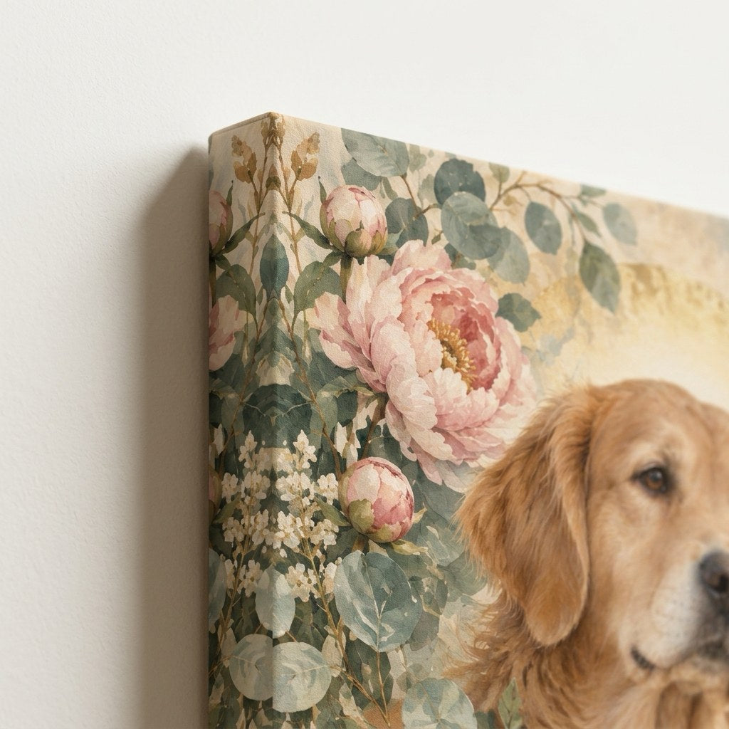 Guardian's Garden Christian Dog Wall Art