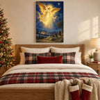 Angel Over the Shepherds Christmas Wall Art