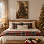 Vintage Christmas Tree Wall Art