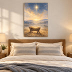 Star Over the Manger Christian Wall Art