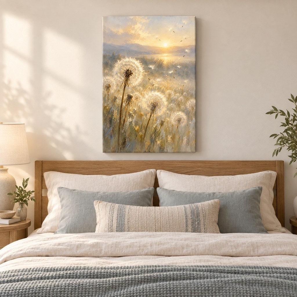 Dandelion Light Wall Art