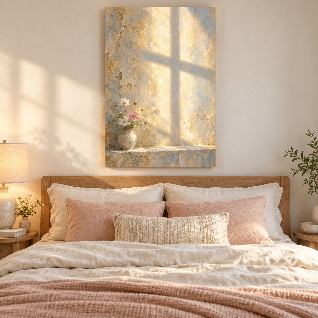 Window Light Cross Christian Wall Art