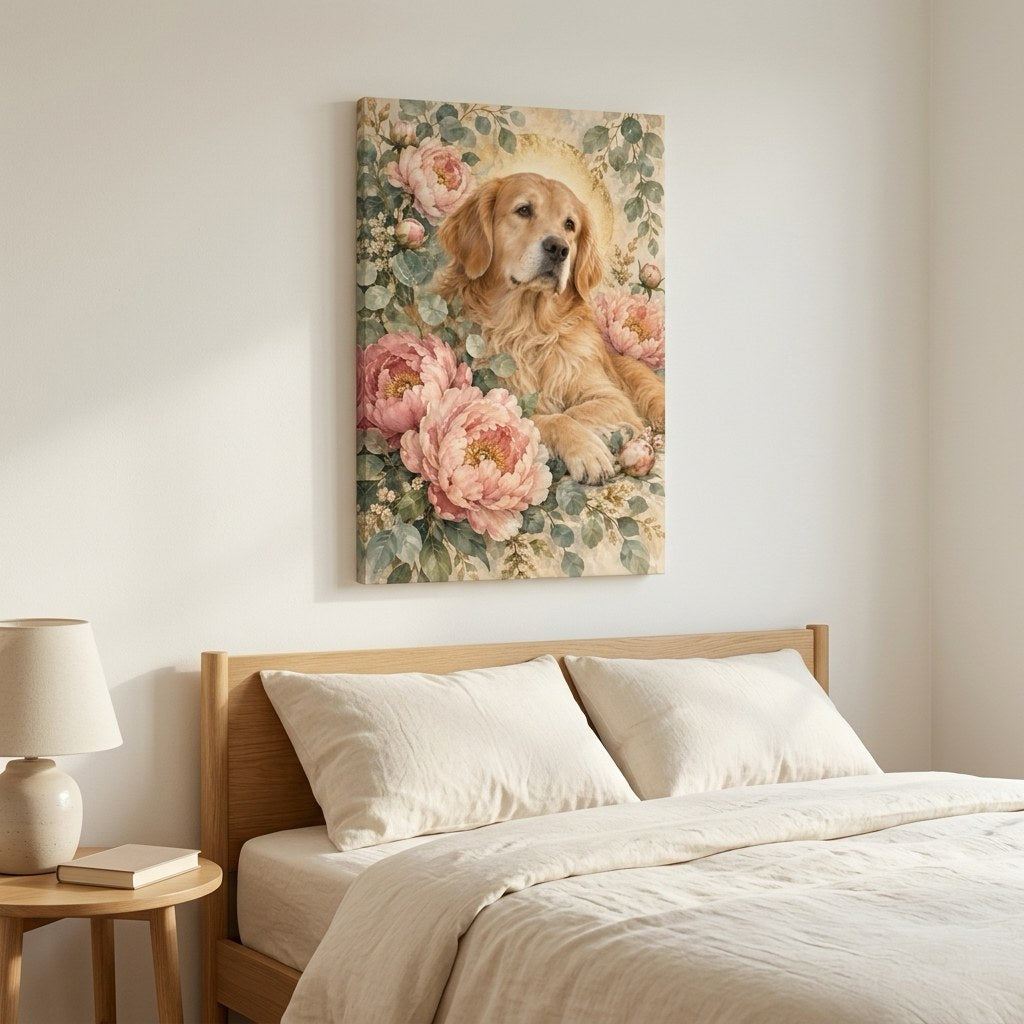 Guardian's Garden Christian Dog Wall Art
