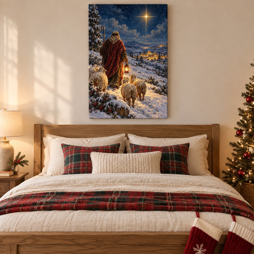 Shepherd's Night Christmas Wall Art